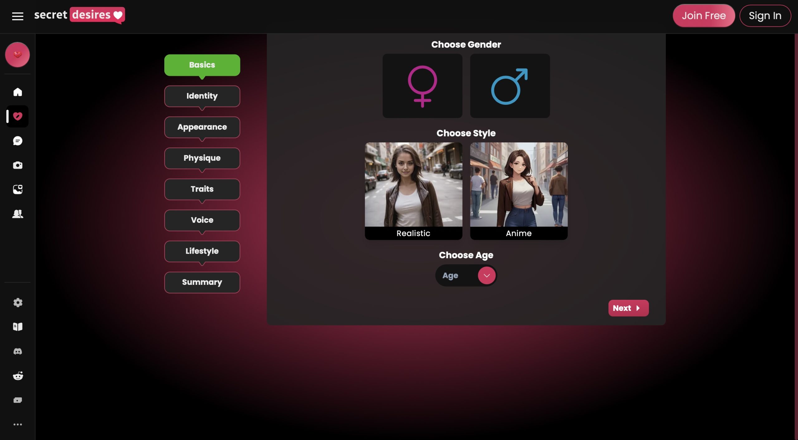 AI Girlfriend erstellen mit Secret Desires AI im Test