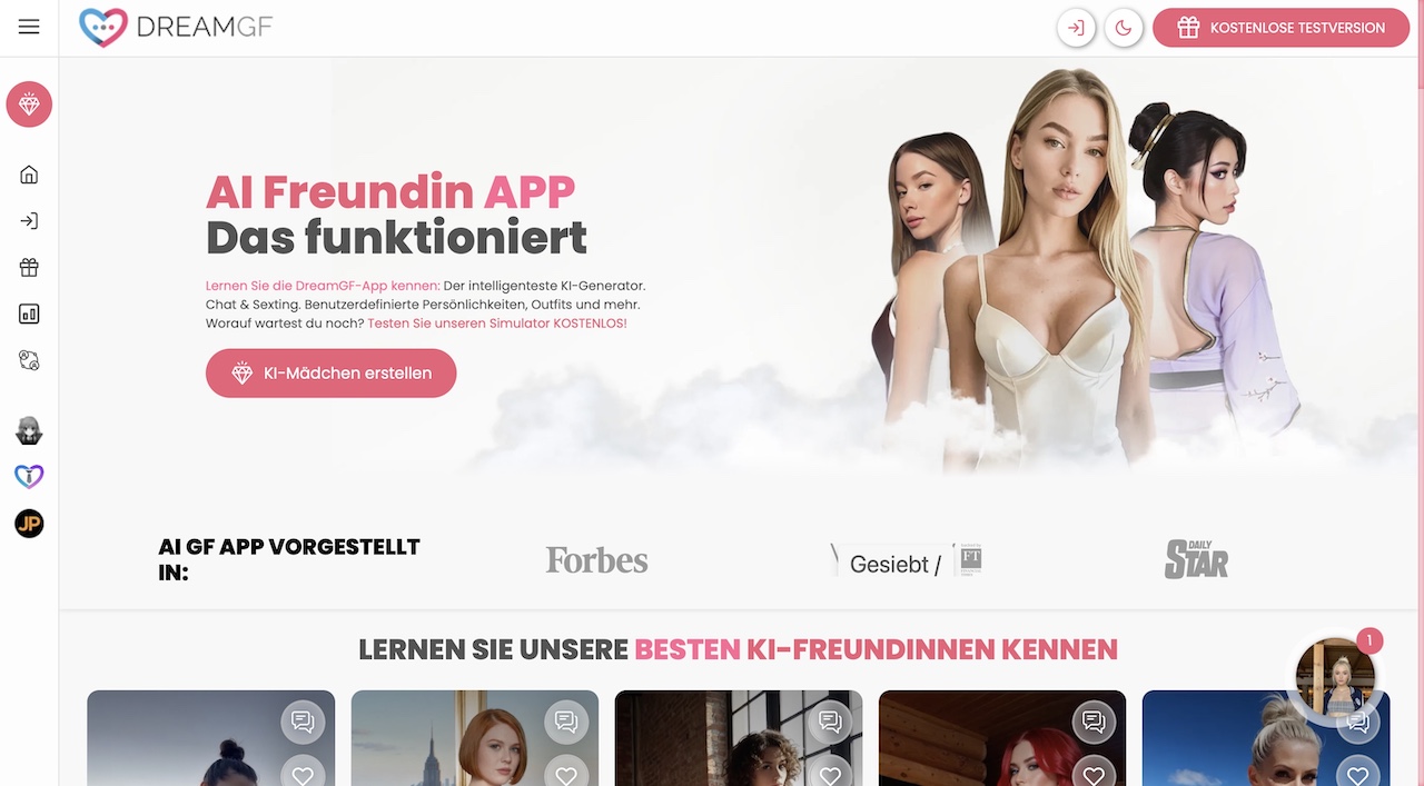 DreamGF als Candy AI Alternative für Bilder und Fetish