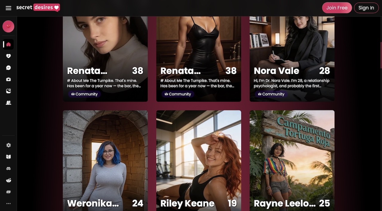 Vorstellung und Erfahrungen zu Secret Desires AI