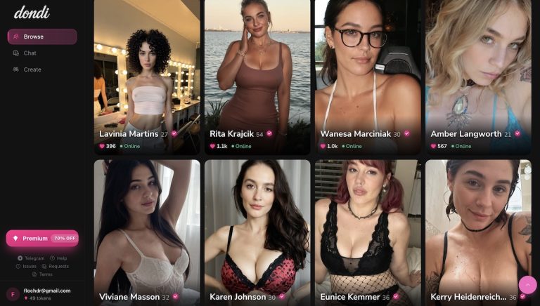Dondi AI Girlfriend Bibliothek und Profile im Test